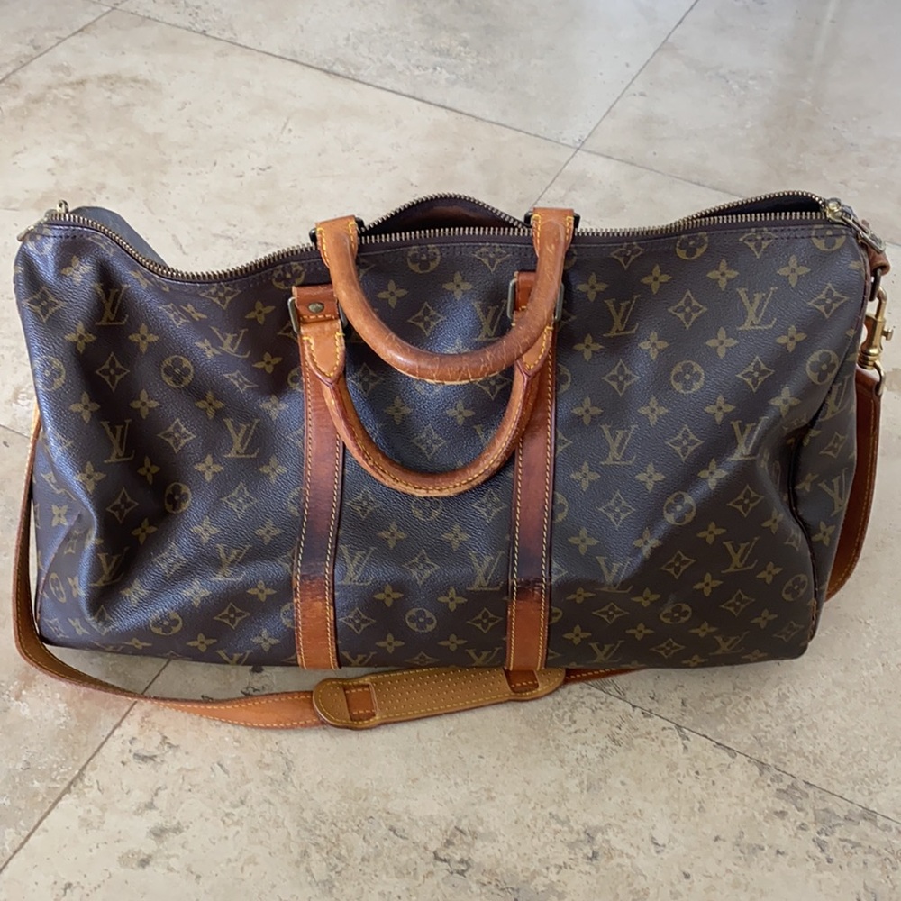 Authentic vintage LV keepall bag